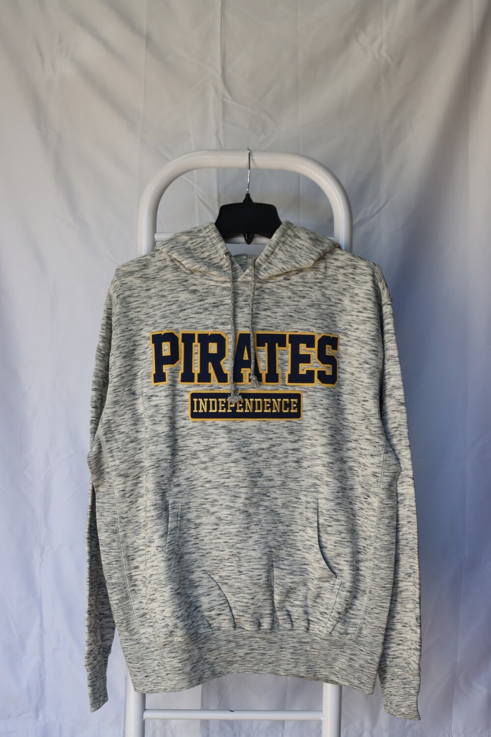 Salt &amp; Pepper Hoodie with PIRATES Applique