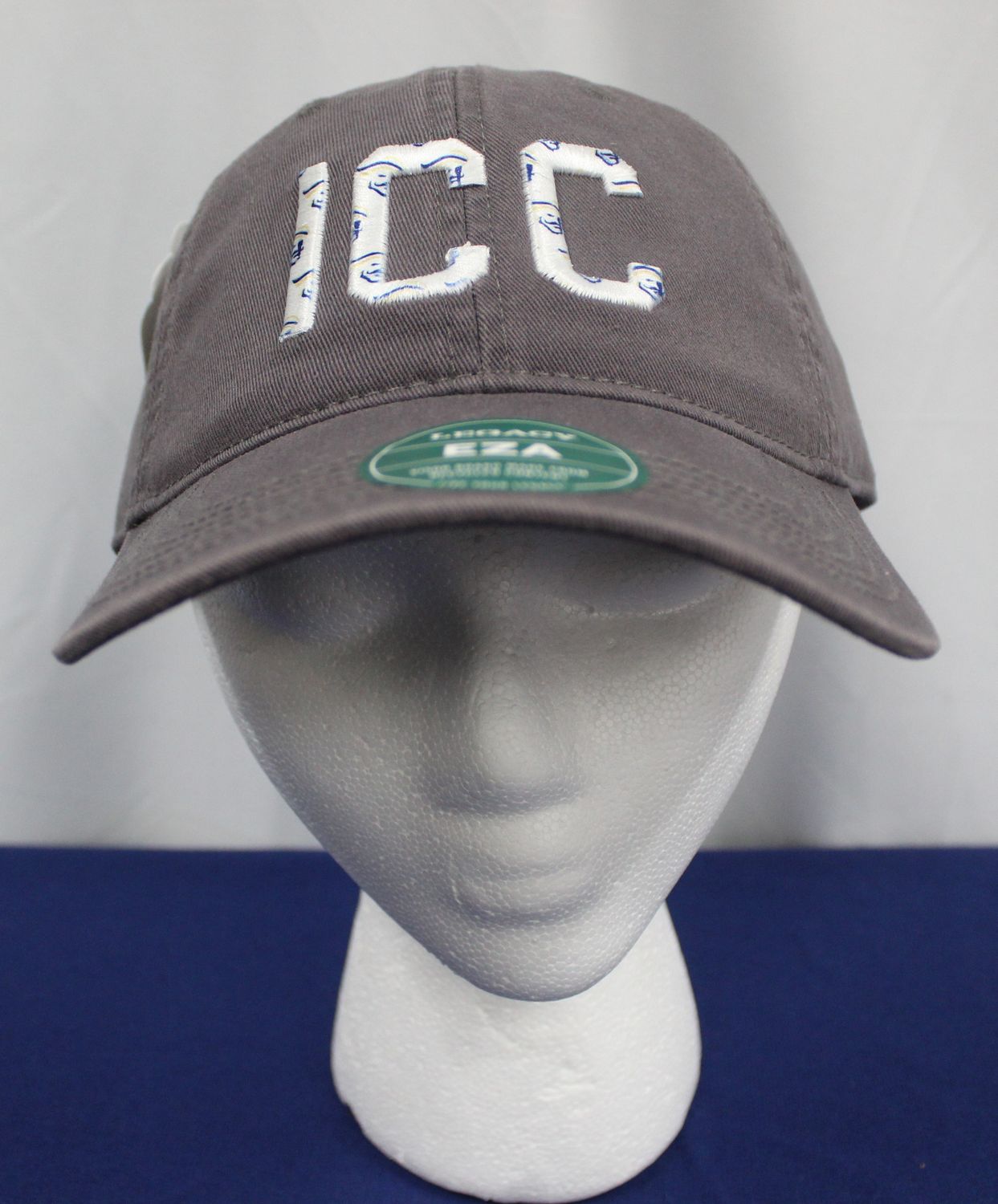 Dark Grey Cap with ICC in Logo Printed Design