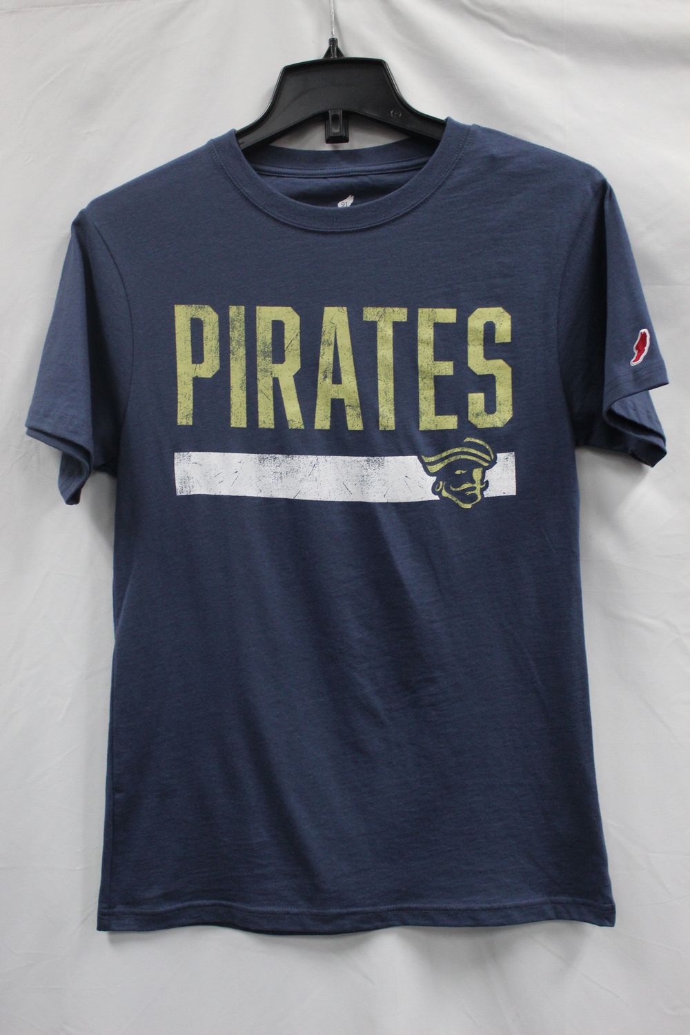 Spring Navy T-shirt w/ PIRATES in gold