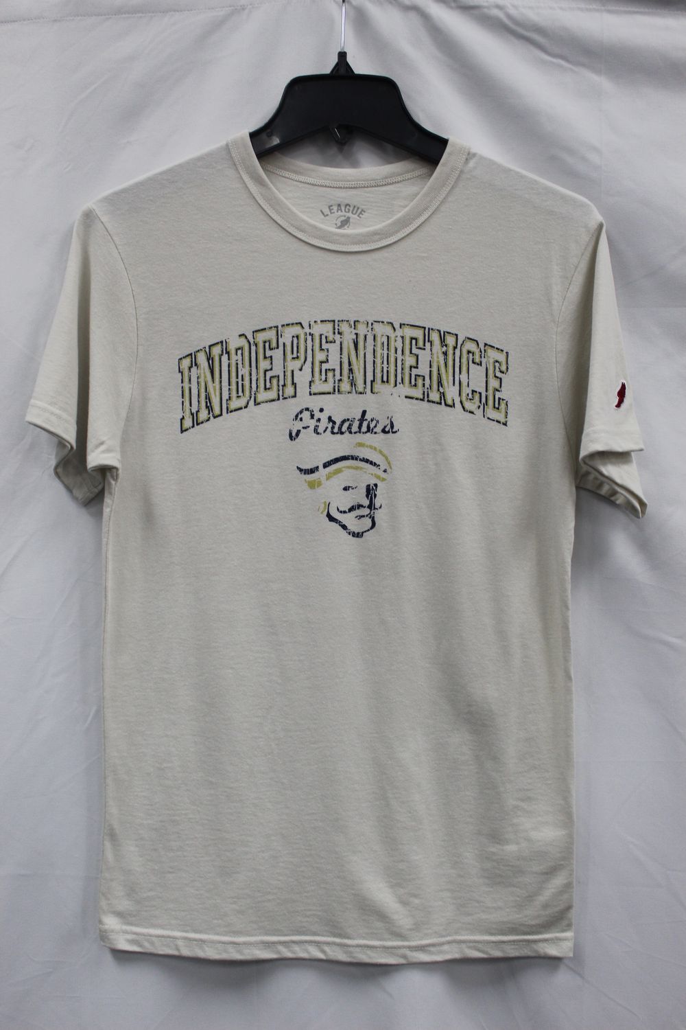 Heather Canvas T-shirt with Distressed INDEPENDENCE Pirates