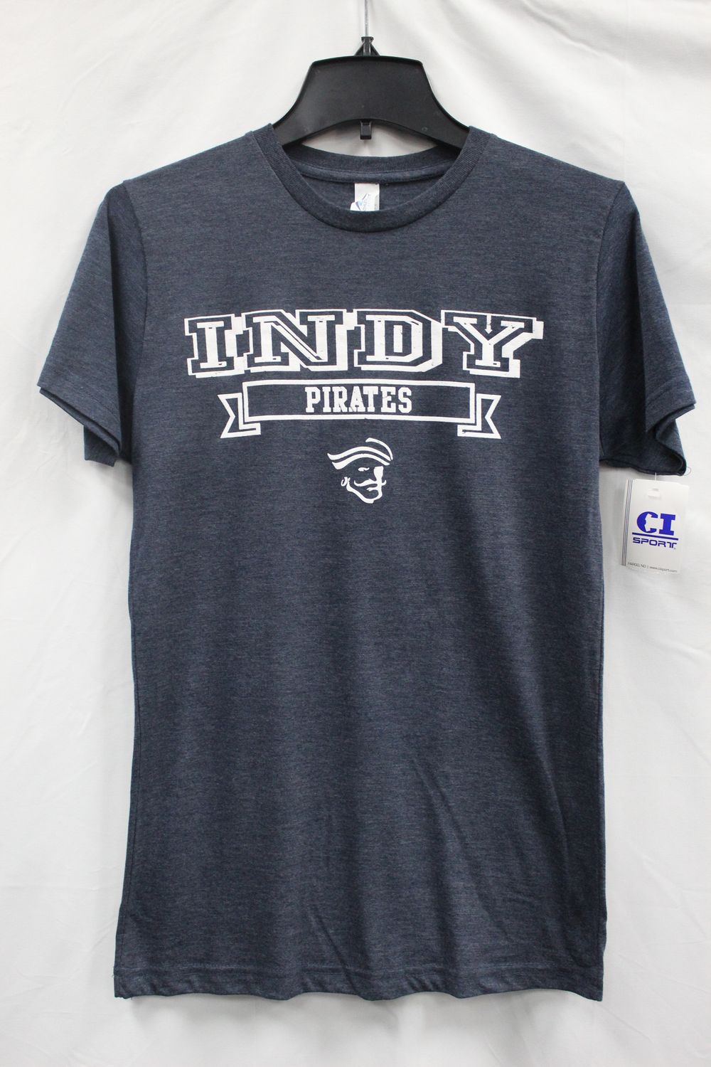 Navy Matson T-shirt with INDY PIRATES