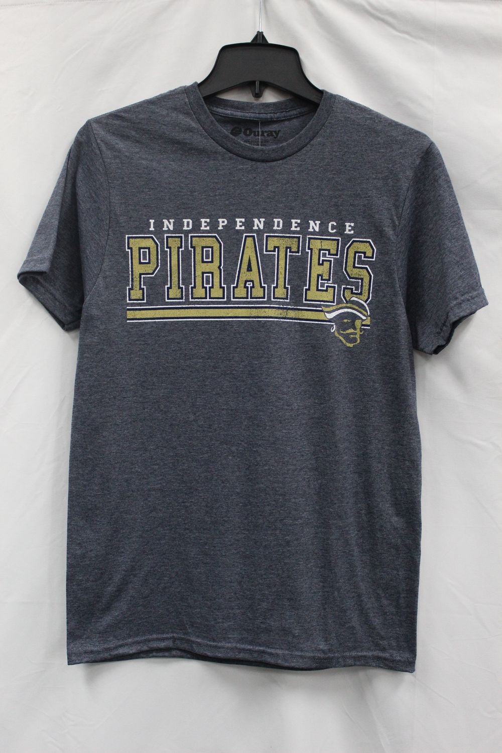 Heather Navy T-Shirt with PIRATES, Triplex