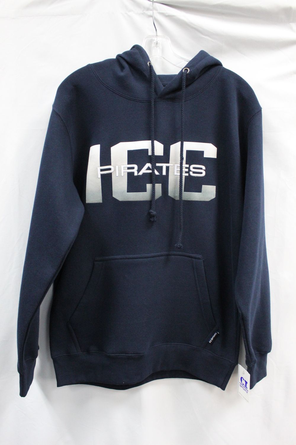Navy Hoodie with Ombre ICC Behind Applique Pirates