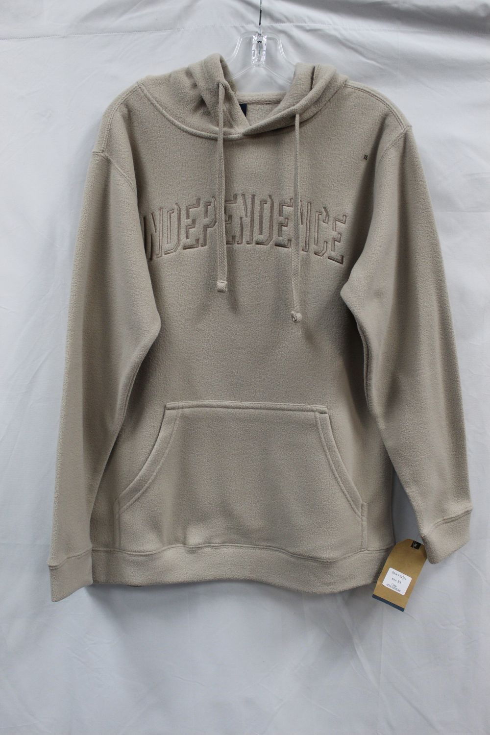 Whisper Fleece Hoodie with Shadow Embroidery, Atmosphere