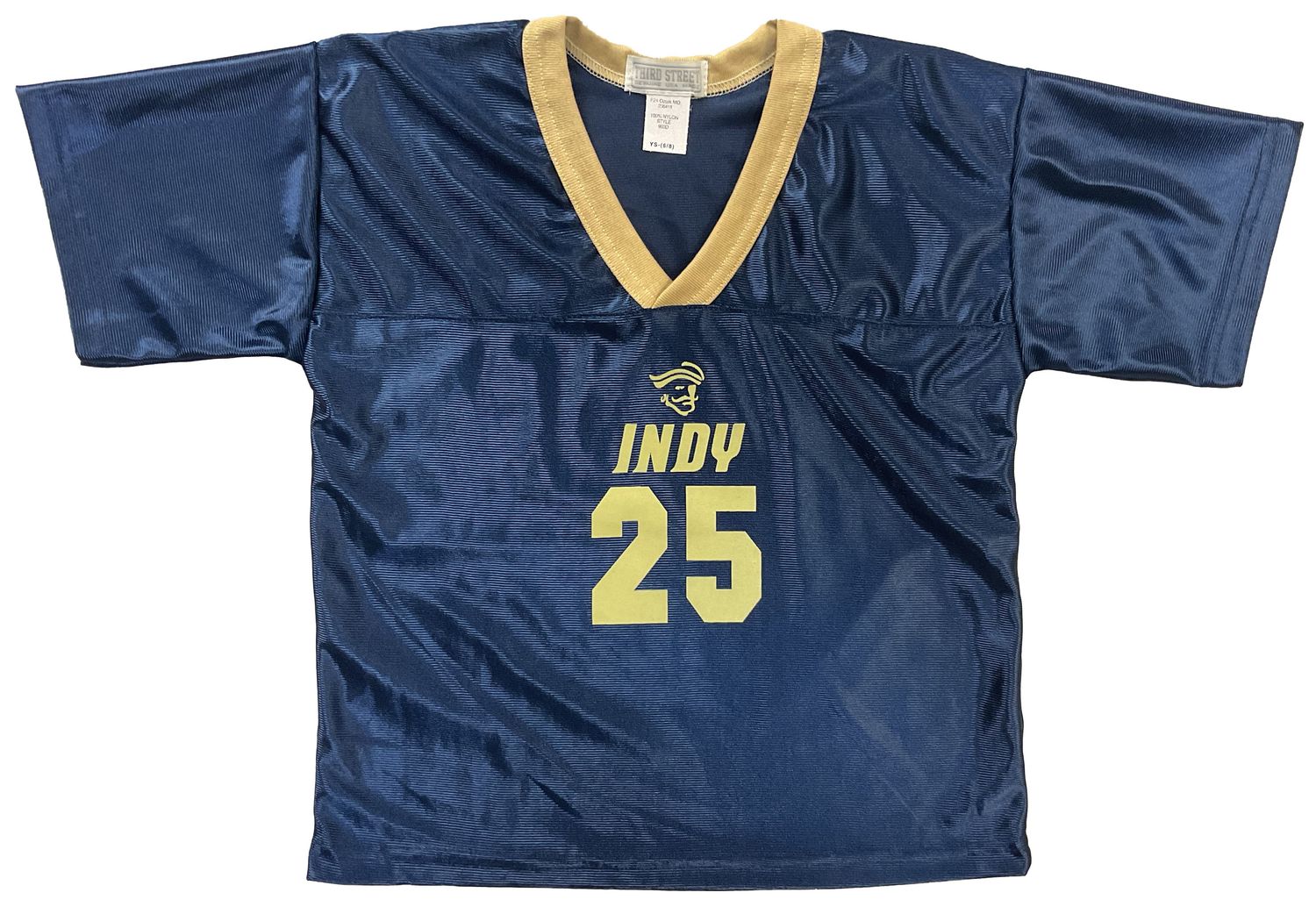 Toddler-Youth Jersey w/ INDY 25, Navy &amp; Gold