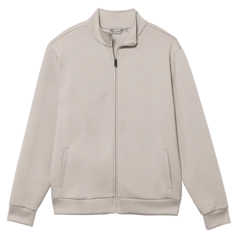 Men's Monterey Full Zip, Mineral with Embroidered Logo