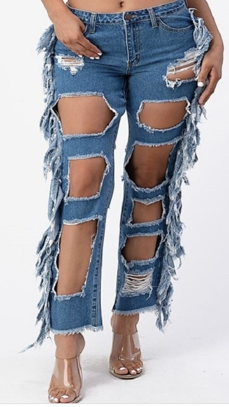 High rise Boyfriend Non Stretch Jeans