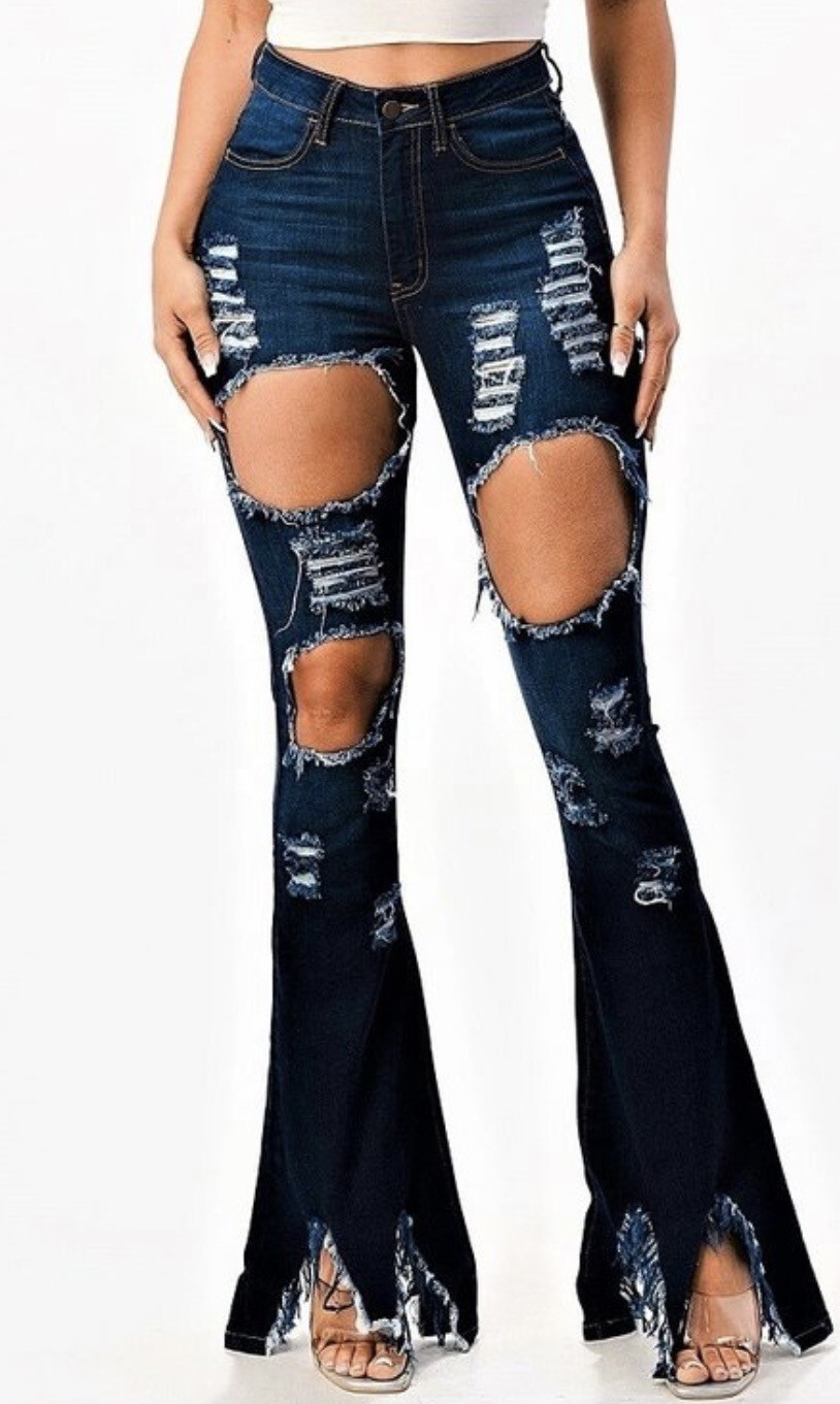 High Rise Flare Jeans