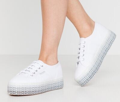 SUPERGA Platform Sneaker Minilettering SUPERGA Platform Sneaker Minilettering