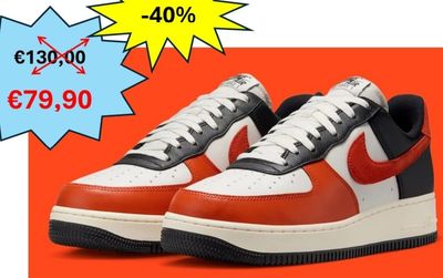 SNEAKERS NIKE AIR FORCE 1 LOW '07 LV8 BLACK VINTAGE CORAL PHANTOM