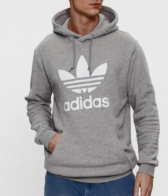ADIDAS FELPA CON CAPPUCCIO TREFOIL