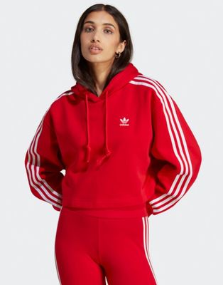 ADIDAS FELPA CORTA CON CAPPUCCIO CLASSIC CROP
