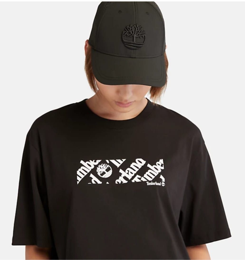 TIMBERLAND Logo Pack Cropped Tee Kadın T-Shirt