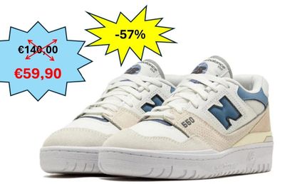 SNEAKERS NEW BALANCE 550 SEA SALT BLUE (WOMAN)