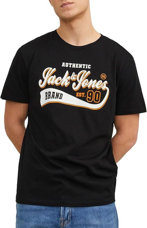 JACK & JONES T-SHIRT UOMO BLACK TG.M