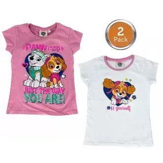 T-SHIRT PAW PATROL PACCO DOPPIO EURO 4,45 / T-SHIRT  +IVA 22%