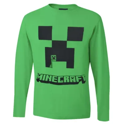 MAGLIA MANICA LUNGA MINECRAFT EURO 9,90 +IVA 22%