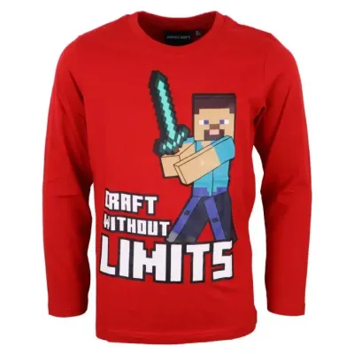 MAGLIA MANICA LUNGA MINECRAFT EURO 9,90 +IVA 22%