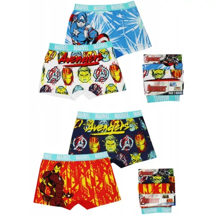 BOXER  AVENGERS 2 PACK EURO 5,90 + IVA