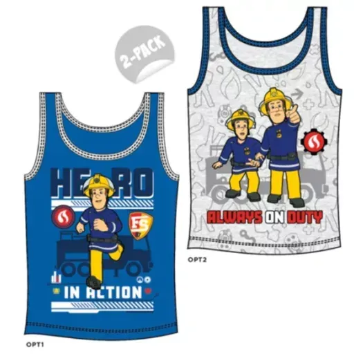 CANOTTA FIREMAN SAM 2 PACK EURO 5,95 + IVA