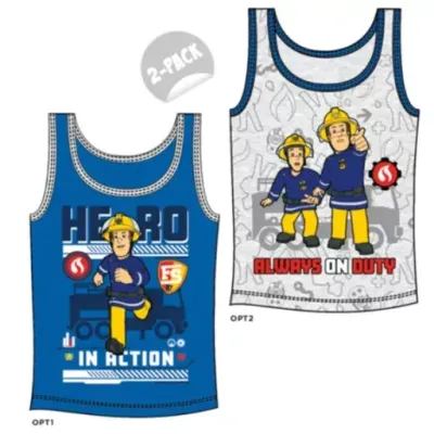 CANOTTA FIREMAN SAM 2 PACK EURO 5,95 + IVA