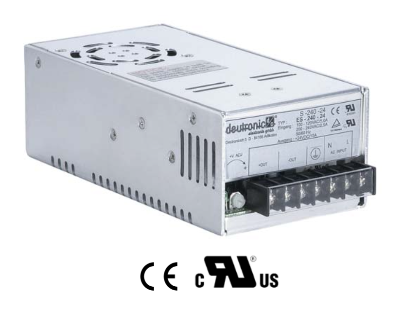 Deutronic ES240-48 48V Einbaustromversorgung
