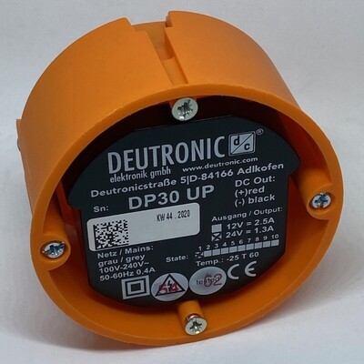 Deutronic Unterputz Netzteil 12V DP30UP-24-C 24V / 1,25A