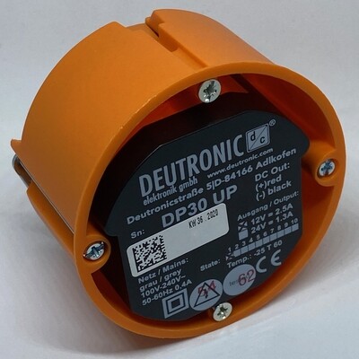 Deutronic Unterputz Netzteil 12V DP30UP-24 24V / 1,25A Deutronic Unterputz Netzteil 12V DP30UP-24 24V / 1,25A