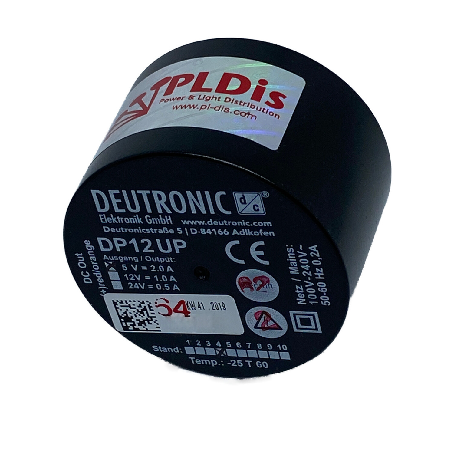 Deutronic Unterputz Netzteil 12V DP18UP-24-C