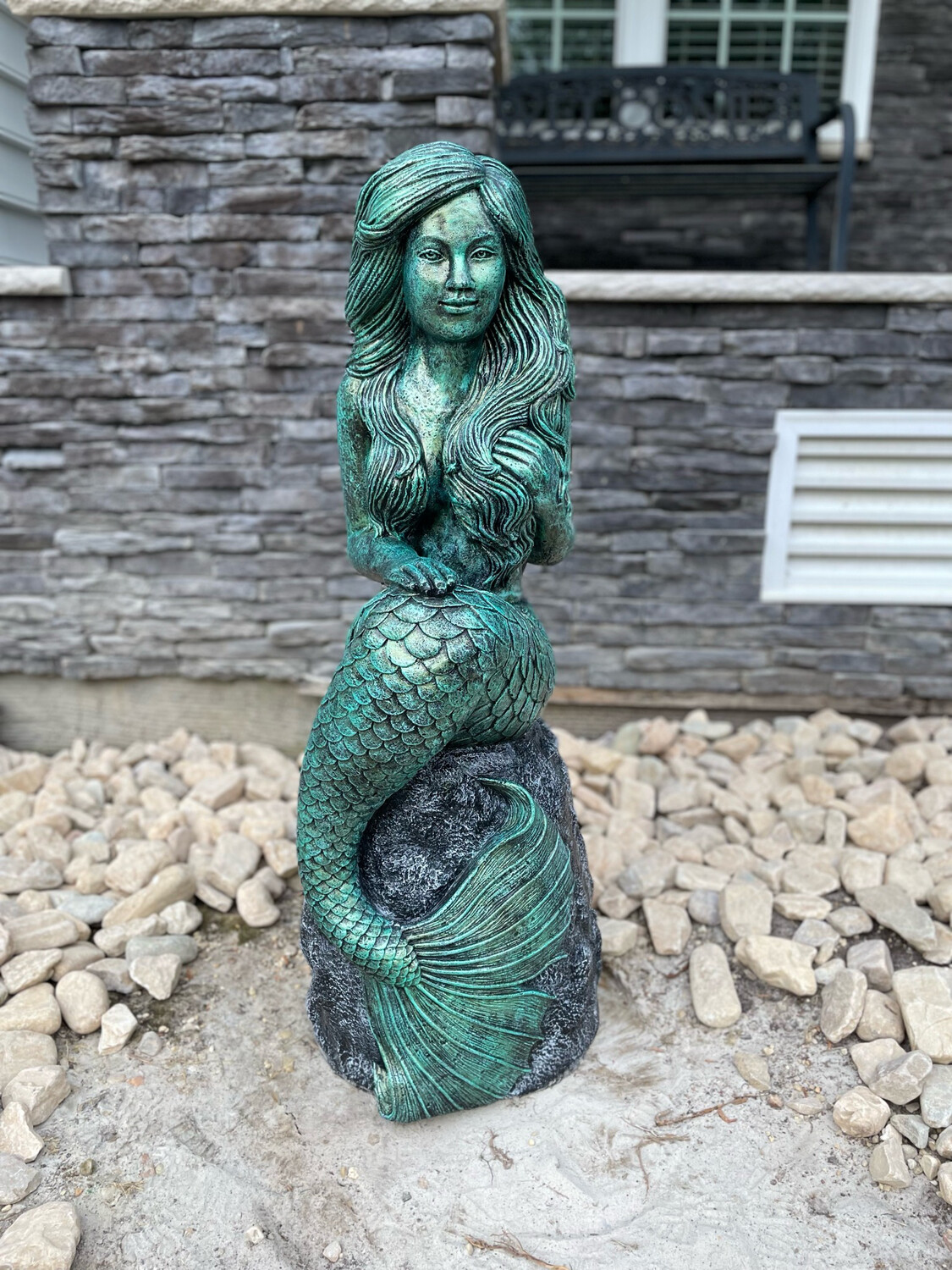 Large Sitting Mermaid