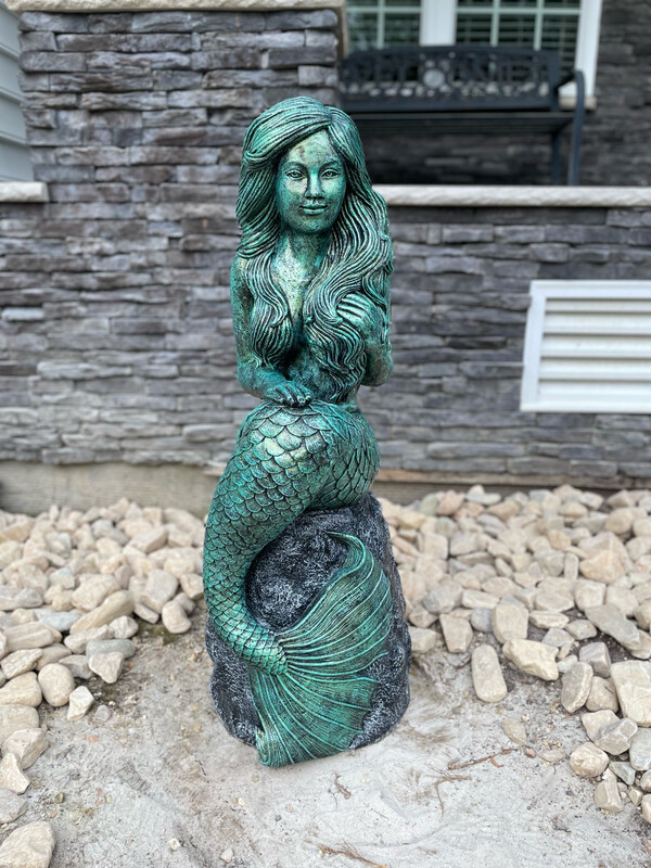 Large Sitting Mermaid Large Sitting Mermaid