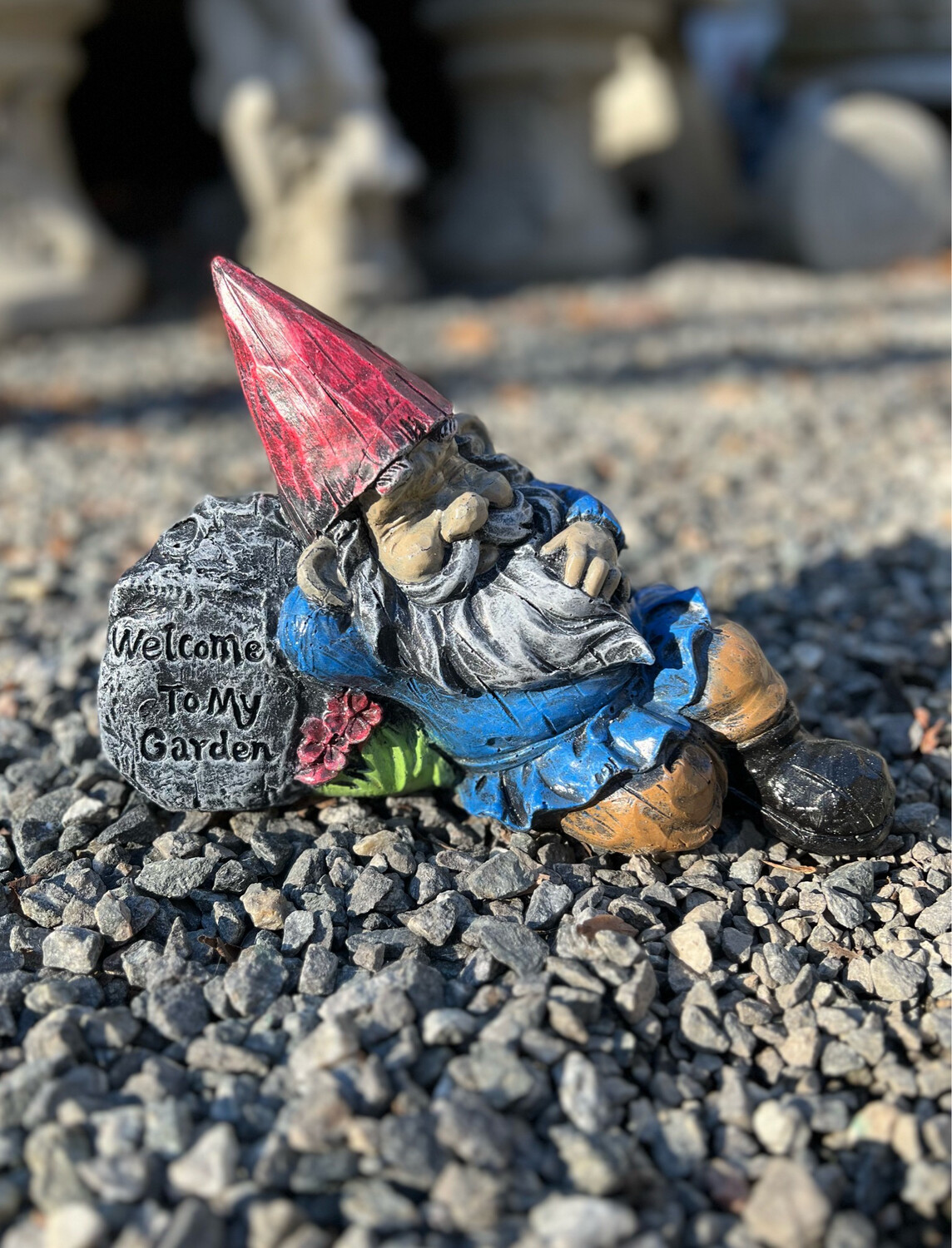 Welcome Gnome Laying
