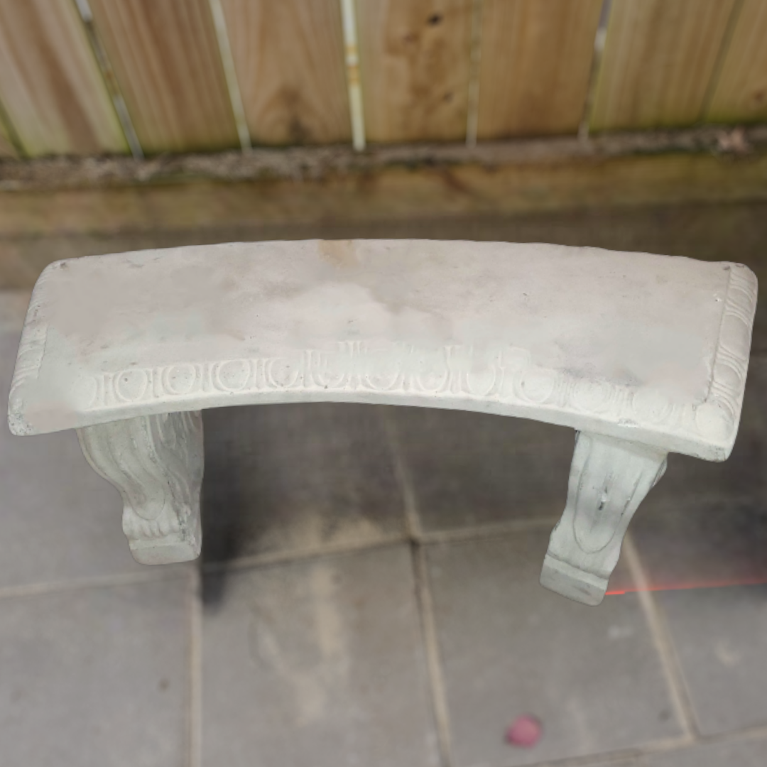 Plain Curved Bench