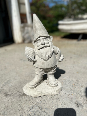 Beach Gnome Holding Shell