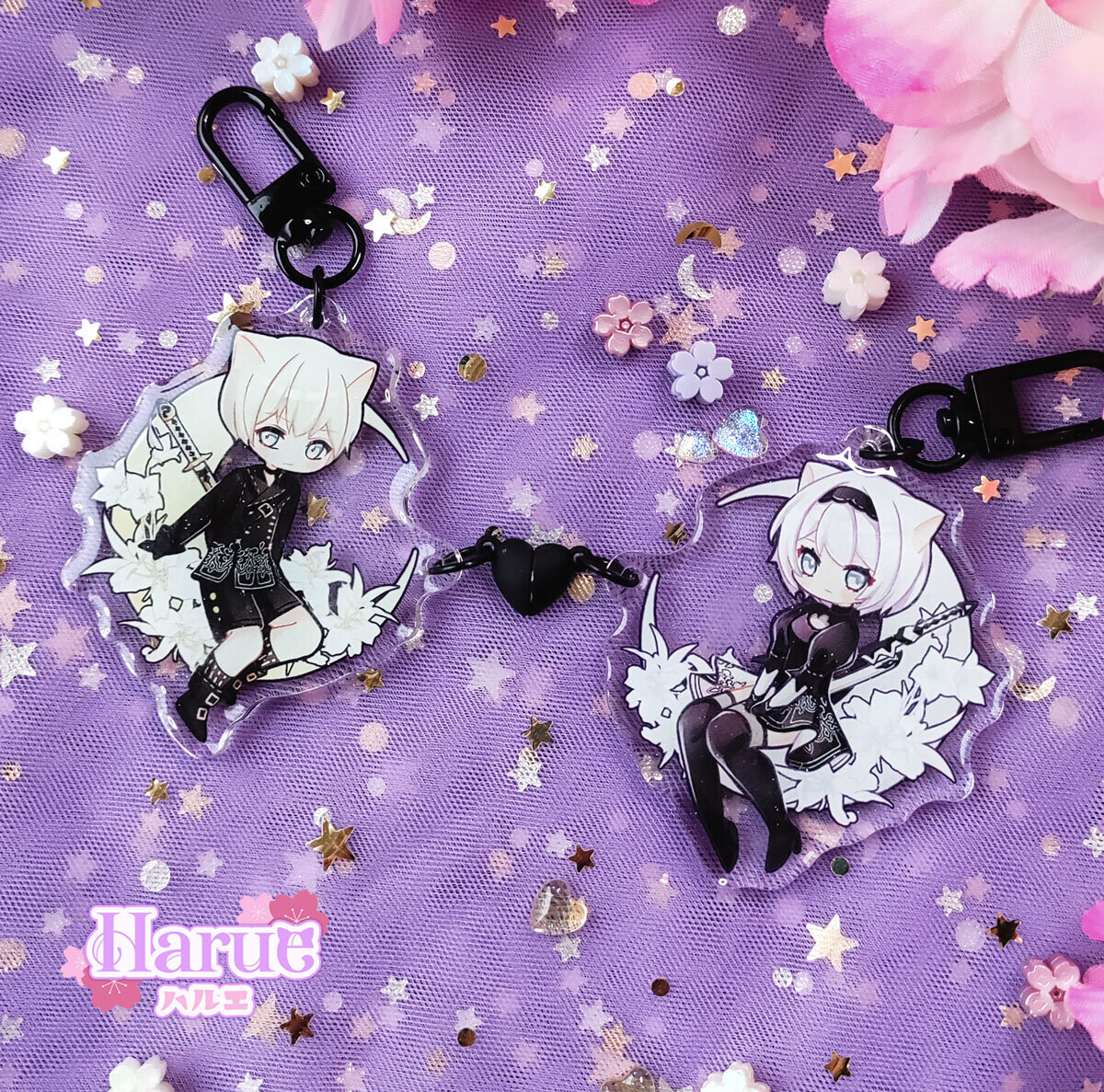 ♡ ToBe9S - Heart Magnetic Charm ♡ Nyar Automa