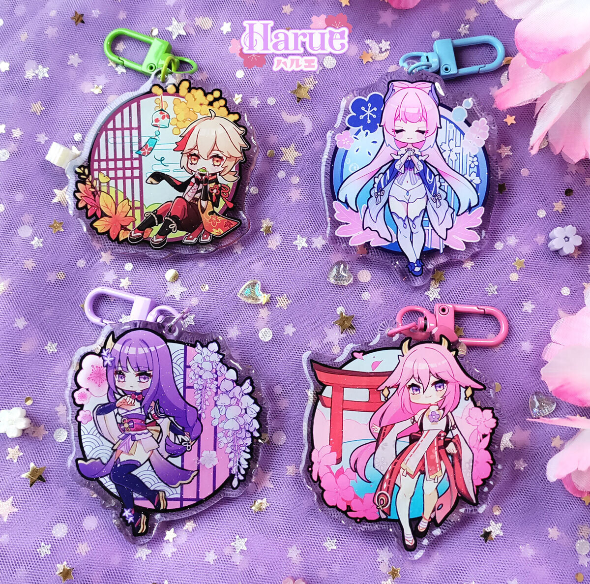 ♡ Inazuma Vol.1 - Keychains ♡ Genshin Impact