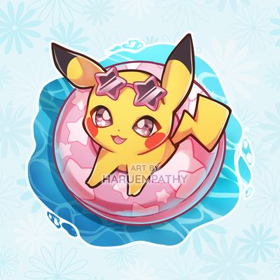 ♡ Electro Cutie <Summer Holiday!> - Keychain ♡ PKM