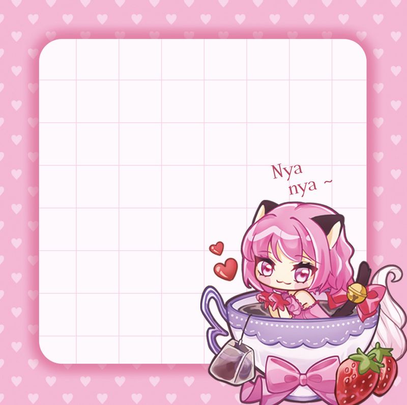 ♡ Ichigo - Memo Pad ♡  Majokko Tea Time
