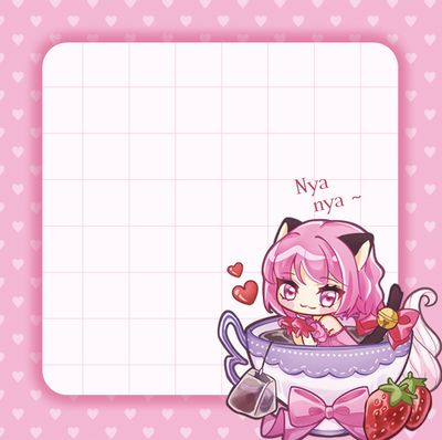 ♡ Ichigo - Memo Pad ♡  Majokko Tea Time