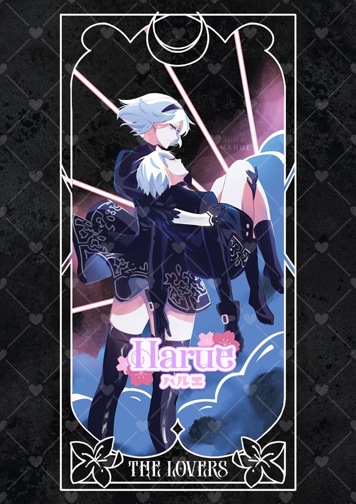 ♡ ToBe9S The Lovers - Holo foil print ♡ Nyar Automa