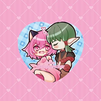 (PREORDER) ♡ Ichigo x Kisshu - keychain ♡ NyaNya