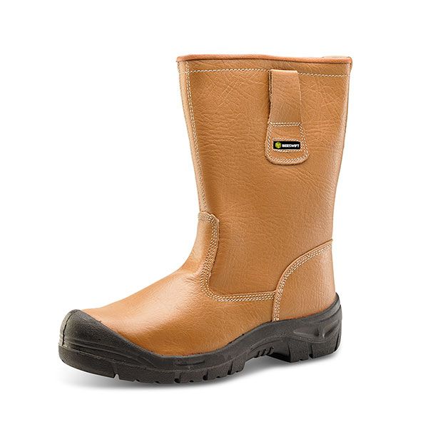 Beeswift Lined Rigger Boot with Scuff Cap
