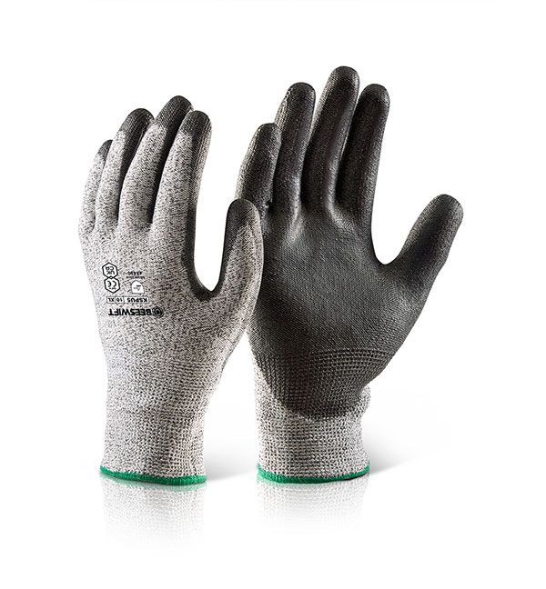 Beeswift PU Coated Cut Level 5 Gloves