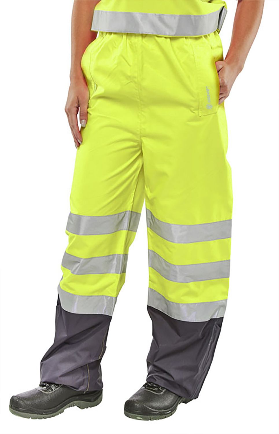 Beeswift Belfry Two-Tone Hi-Vis Waterproof Trousers
