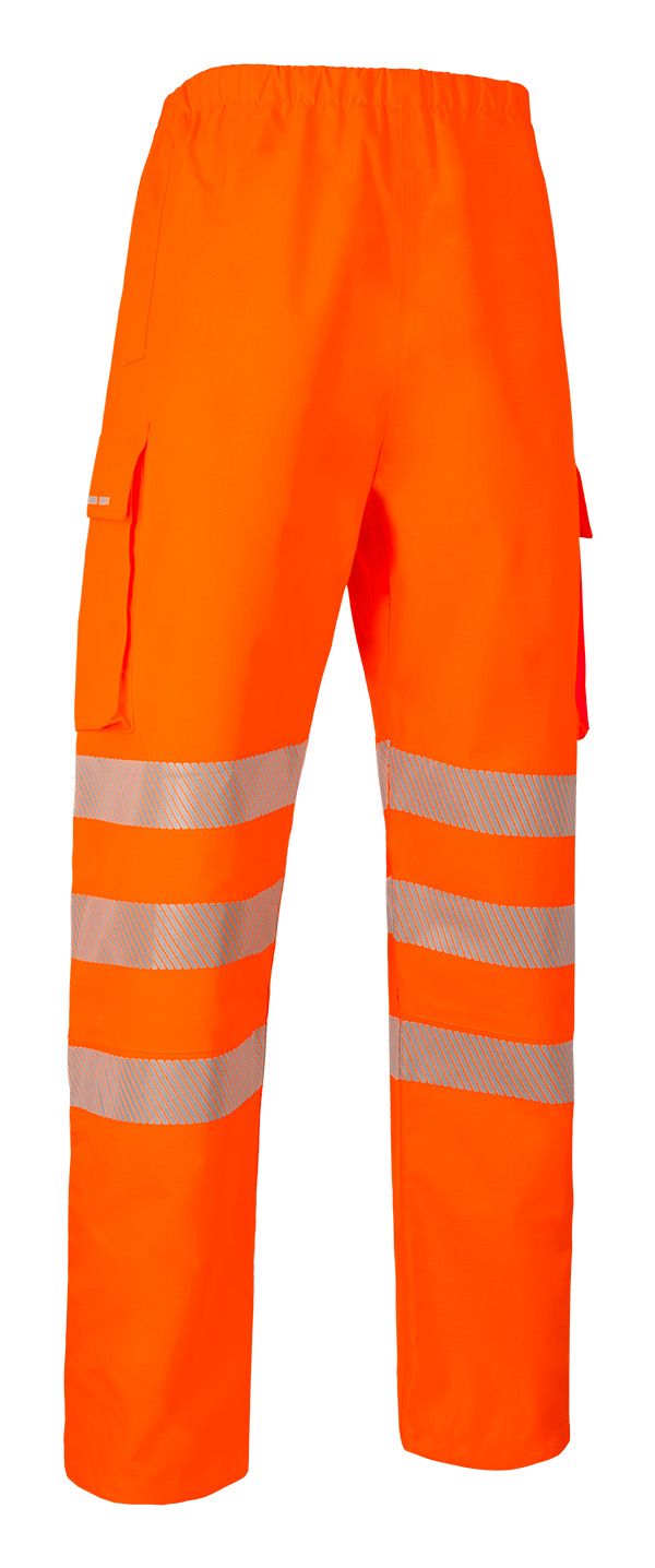 Beeswift Deltic Hi-Vis Ripstop Breathable and Waterproof Rail OverTrouser