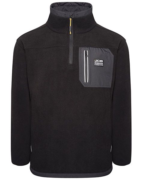 JCB Workwear Trade Heavyweight 1/4 Zip Tech Fleece