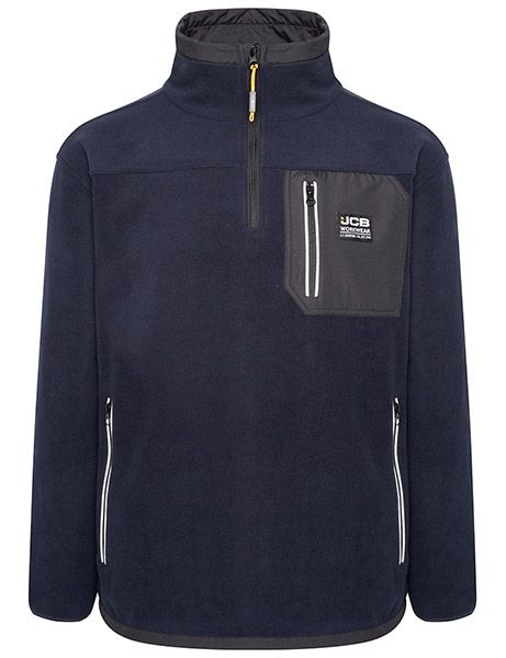 JCB Workwear Trade Heavyweight 1/4 Zip Tech Fleece