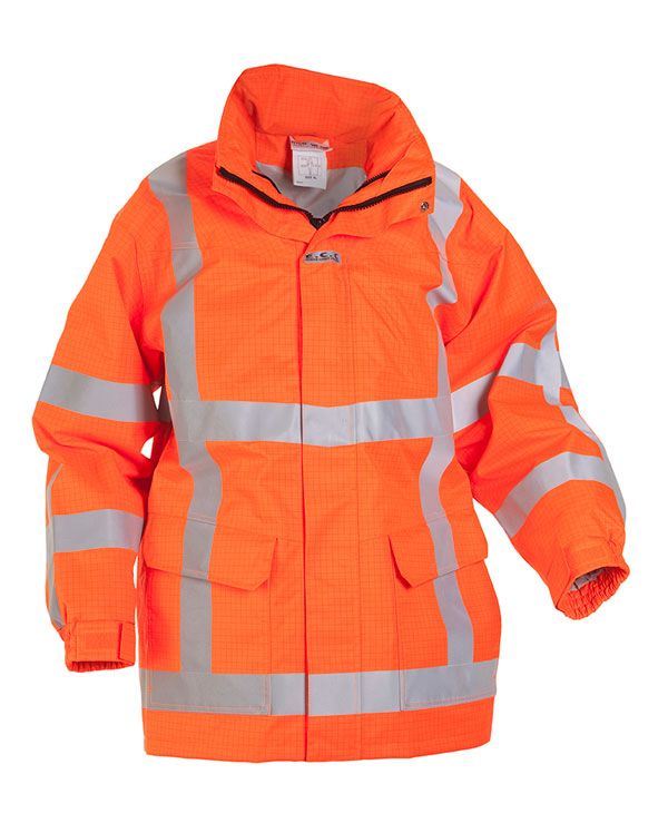 Hydrowear Markelo Multi SNS Fire Retardant Hi-Vis Anti-Static Waterproof Parka Jacket