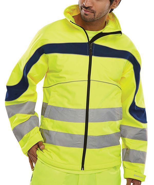 Beeswift Eton Hi-Vis Soft Shell Jacket