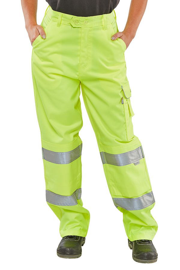 Beeswift Ladies Hi-Vis Trousers